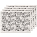 SUPERDANT 4PCS Palm Leaf Underglaze Paper Transfer Tropical Leaves Transfer Papers for Clay Ceramic Porcelain Under Glaze Transfers for Pottery Enamel Decals Black Underglaze Decal Handcrafted Gifts - style: Palm Leaf