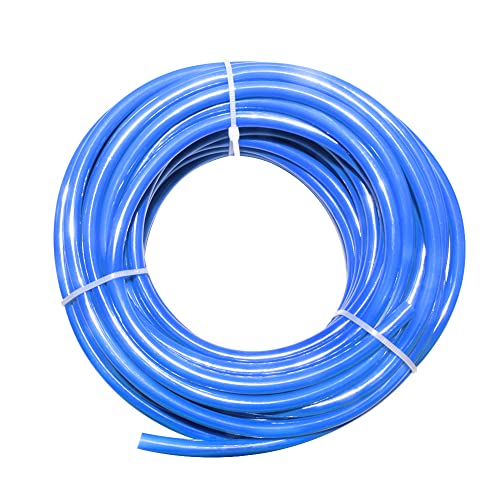 Pneumatic 1/4” OD Tubing 32.8Ft PU Air Tube Hose Pipe for Air Line or Water Transfer (1/4 inch 10M Blue) - color: Blue, size: 1/4"OD-32.8ft