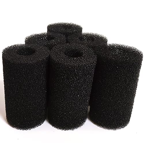 5.9″ Big Prefilter Sponge Foam Replacement Filtration Kit for Pond Aquarium Fish Tank, 6 Pack - size: 6 PCS