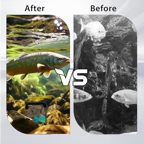 10PCS Aquarium Filter Media Bags, Fish Tank Media Mesh Filter Bags, Reusable Mesh Filters Bag for Activated Carbon, Filter-Stones and Ceramic Rings, Mesh-Net Filters Bag with Zipper (Black, White)