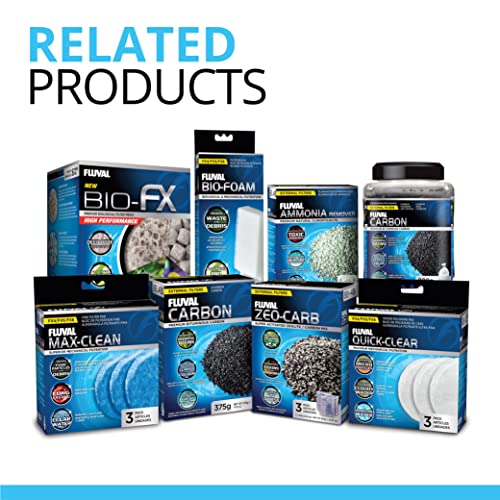 Fluval FX4/FX6 Ammonia Remover Pad, Replacement Aquarium Filter Media, 3-Pack
