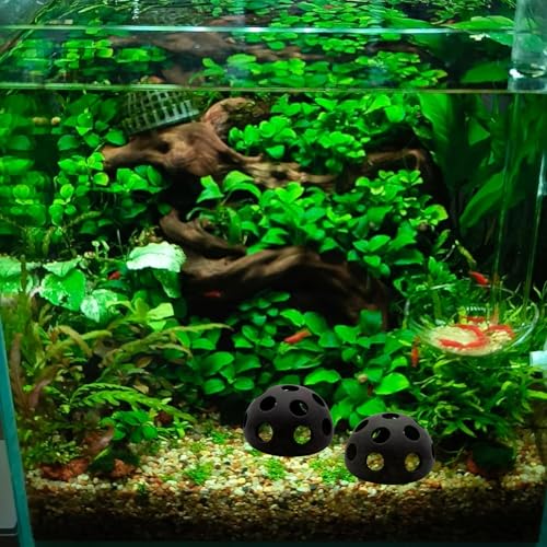 M2cbridge Ceramic Shrimp Dome Hide Shelters Swim Holes Shrimp Habitat Breeding Tube (3PCS Dome) - color: 3pcs Dome