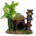 Blue Ribbon 006062 Exotic Environments Betta Hut with Palm Tree, B00FKVFK6I, Multi