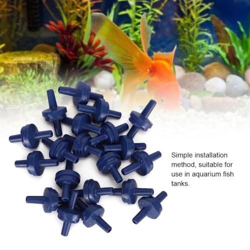 20Pcs 4mm Plastic Aquarium Air Pump Check Valves Anti-Backflow Water Protection Non-Return Valves for Fish Tank Oxygen Pumps