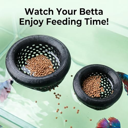 LXLO 2 PCS Betta Hammock & Floating Betta Log, Beta/Betta Fish Hammock Bed Hideout Cave, Resting Spot Leaves, Shrimp Shelter, Betta Fish Tank Accessories & Toys for Aquarium (Black)