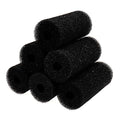 Xiaoyztan 6 Pcs 5.9 x 2.5 Inch Aquarium Pre-Filter Sponges Foam Filter Cartridges with 0.8" Hole Diameter (Black)