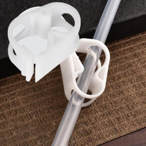 24 Pcs Adjustable Plastic Tubing Clamps – Hose Valves for 1/4"-1/2" Tubing – Pinch Valve Design for Precise Flow Control – Ideal for Lab, Beer Bottling & Liquid Transfer