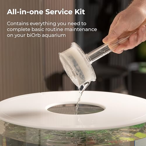 biOrb Service Kit x3 Plus Water Optimizer with 3 Service Kits, 3 Cleaning Pads, and Water Optimizer