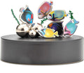 PowerTRC Desktop Sculpture Aquarium Fish Desktop Fidget Toy Stress Relief Desk Toys for Anxiety Office Desk Decorations Accessories Gift