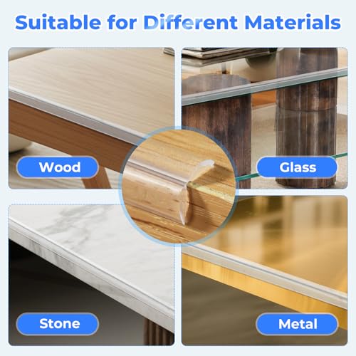 Edge Corner Protector Baby Proofing, Clear Soft Corner Protectors Baby Proof, Furniture Corner Guard & Edge Safety, Edge Protector for Table and Fireplace(19.6ft L*0.78inch W*0.09inch H) - size: 19.6ft L*0.78inch W