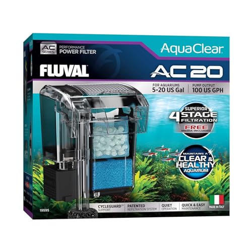 Fluval - AC20/30 Power Filter, 5.4 oz / 150 g, 3-Pack – Improves Fish Health, Promotes Crystal Clear Water, for Use in Freshwater & Saltwater Aquariums