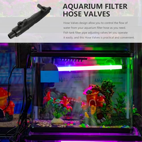 TOYANDONA Aquarium Hose Valves Water Flow Control Tool 3/4 Inch Quick Connector Adapter for Fish Tank Filter Inlet Outlet Aquarium Supply
