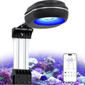 PopBloom RL60 WiFi Reef LED Light, 60W Full Spectrum Marine Reef LED Aquarium Lighting for Soft/LPS Corals & Saltwater Fish Nano Tanks, Built-in Timer, WiFi Phone Programmable, Sunrise Sunset