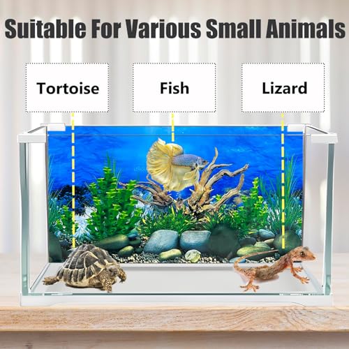 XCNO Aquarium Background Seabed Coral Rock Water Plants Fish Tank Backdrop 10 20 Gallon Fish Tank Background for Aquarium - color: Seabed Coral, size: 15.6" x 33" In