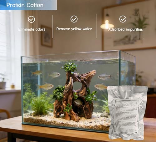 Aquarium Driftwood Fish Cave for Betta Fish Shrimp Hideout,10-12" Natural Porous Driftwood for Aquascaping with Low Tannins,Reptiles Shelter Fish Tank Decoration with Protein Cotton(No need to boil) - size: 10-12 INCHES