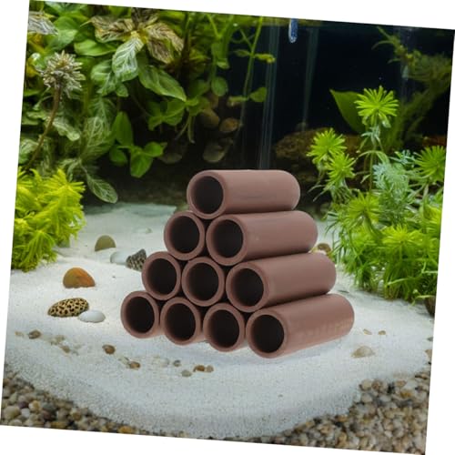 Kisangel 2pcs Aquarium Shrimp Breeding Shelter Durable Hideaway Cave for Fish Tank Attractive Shrimp Habitat Decor Easy Install Spawning Tube for Optimal Breeding Environment