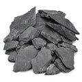 Unocho Natural Slate Stone Reptile Basking Platform Rocks 20lb Tortoise Habitat Flat Rocks for Aquarium Amphibian Vivariums Paludarium Garden Landscaping and Model Railroad(2-8 inches) - size: 20LB(2-8 inches)