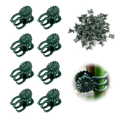 100 Pcs Plant Clips Orchid Clips,Plant Orchid Support Clips,Flower and Vine Clips，Garden Clips，Plant Clips for Climbing Plants - size: 100 PCS