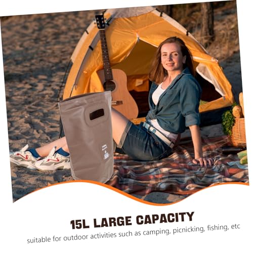 YARNOW Collapsible Camping Bucket Water Basin Outdoor Multi-function Folding Bucket for Camping Fishing Beach Travel