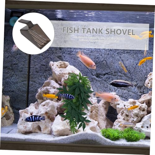 Aquarium Gravel Sand Shovel Fish Tank Scoop Sifter Sturdy Plastic Tool for Cleanup