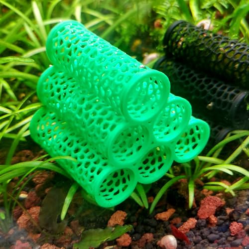 Fish Tank Decor Shrimp Tank Accessories Aquarium Cave Shrimp Hideout Reptile Hideout Habitat Cave for Fish and Shrimp to Swim (Greener) - color: Greener