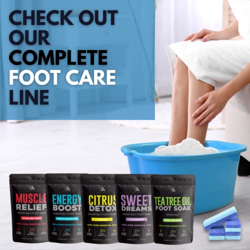 Mantello Foot Soaking Tub- Extra Large Pedicure Bowl - Foot Bath Basin - Home Foot Spa (Black) - color: Black