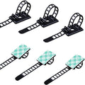 50 Pieces Cable Management Desk Wire Organizer Cable Ties Zip Ties Adhesive Cord Clips Cord Keeper Desk Wire Management - size: 50 Pieces