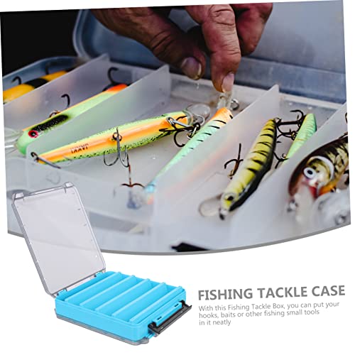 Happyyami Fishing Kit Bait Box Storage Fishing Accessories Containers Sturdy Impact-resistant - color: Sky-blue