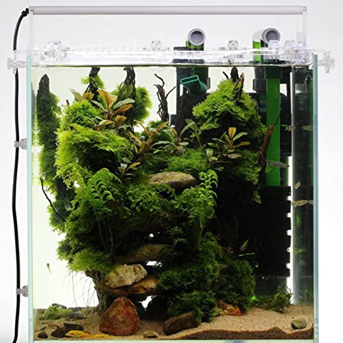 2Pcs Screen Net Holder Fish for Tank Clear Acrylic Mounting Clips Aquarium Cover Clamp Anti-Jump Clip Aquarium Screen Kit Fish Tank Anti Jump
