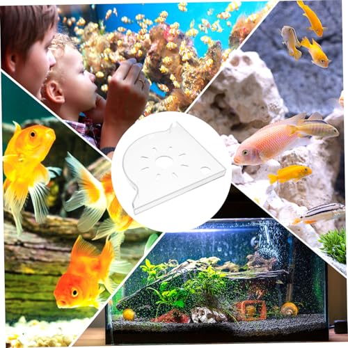 Totority Aquarium Corner Rack Fish Tank Corner Organizer Storage Shelf for Supplies - color: White
