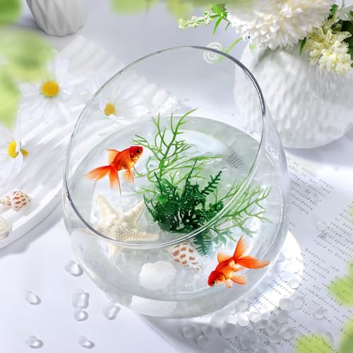 SUREAM 0.8 LB Fish Rocks, White Pebbles for Vases, Fish Gravel for Aquarium, Bulk Sea Glass Fire Pit, Vase Fillers, Aquarium, Garden Decoration and DIY Crafts - color: White