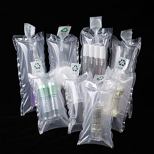 Miupoo Packaging Air Bags,Clear Plastic Inflatable Air Packaging Protector Bag with Free Pump Cushion,Air Inflatable Cushion Blocking Packaging Bag,4x8 Inches,50 Pieces - size: 4x8 Inches