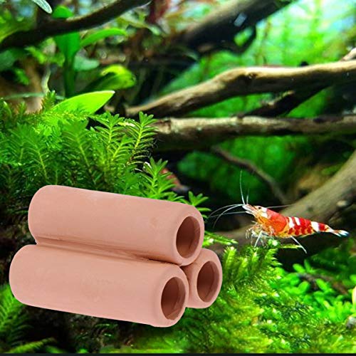 POPETPOP Aquatic Plants Cultivation Tube Moss Holder for Fish Tank Landscaping Mineral Tube for Aquatic Plants and Hollow Design