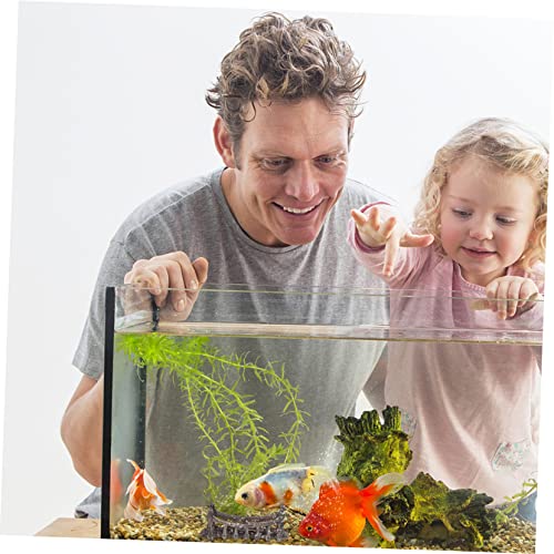 2pcs Aquarium Artificial Bridge Decor Realistic Fish Tank Ornament Small Tank Decor
