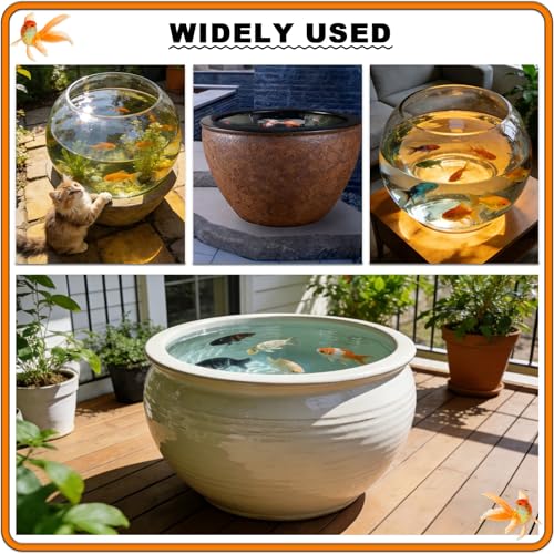 Round Acrylic Plate Fish Tank Cover, Clear Acrylic 12/14/16/20/24/28/30/39 Inch Aquarium Anti Jump Lid, with Pre-Cut Holes & Hinge(33.5"/85cm) - size: 33.5"/85cm