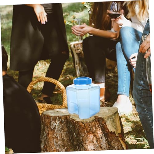 1pc Portable Water Storage Bucket Outdoor Camping Water Container Solid Handle for Hiking Fishing and Home Use Versatile Liquid Jug for Drinking