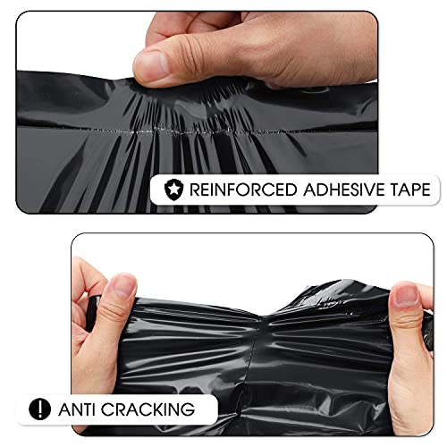Metronic Poly Mailers 19x24" 100 Pcs Large Shipping Bags for Clothing, Mailing Envelopes with Self Adhesive Waterproof and Tear-Proof Postal Bags for Small Business, Black - color: Black, size: 19x24 100PC