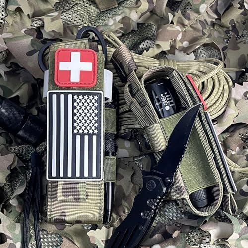 Upgrade 1000D Laser Cut Molle Tourniquet Holder, Heavy Duty Tactical Molle Tourniquet Pouch Holder - color: SET-SIMPLECP
