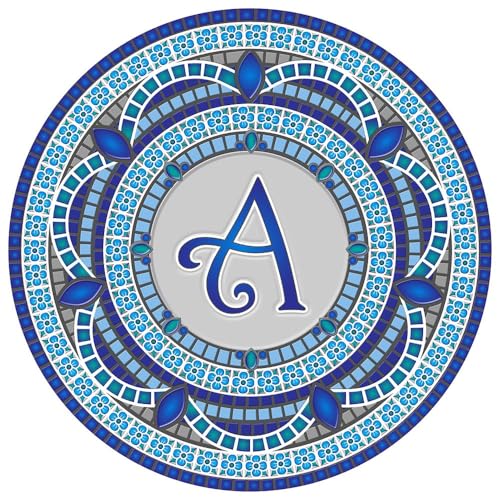 Custom Monogram Design Pool Mat, Decorative Pool Emblem, Choose Leter and Size, Easy to Install and Remove - size: 29" in Diameter, style: Letter "A"