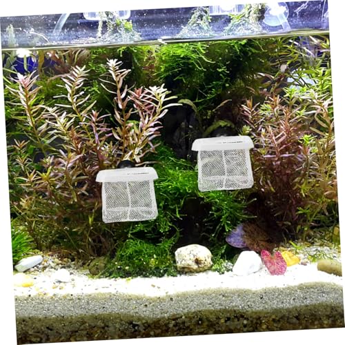 ERINGOGO 5pcs Fish Tank Separator Net with Cups Aquarium Fish Breeding Holder Easy Installation Deformation Resistant and