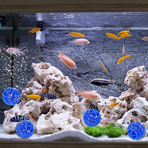 Balls Filter Media, Aquarium Filter Ball 500ml Reusable Freshwater Seawater for Aquarium and Pond Filter Media