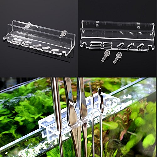 Aquascaping Tools, 5.6x2.2in Fish Tank Plant Holder, Aquarium Plant Holder Suitable for Holding Scissors Tweezers Scrapers and Shovels