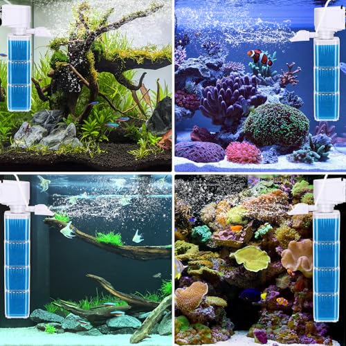 fishkeeper Replacement Filter Sponge for Aquariums (3 Pack), Washable and Reusable Biological Filter Sponge Media for Fish Tanks - size: Replacement Sponge 3PCS