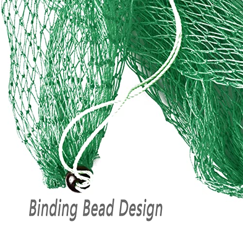 Fishnet Bag Foldable Fishnet Bag Diving Bag 35 Inch Long Fishing Net - size: 35.5inch