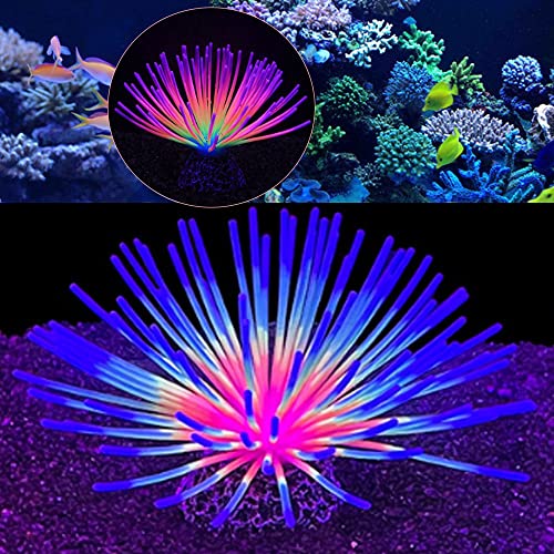 Fish Aquarium Decor Plant Underwater Landscape Fish Tank Ornaments for Home(Multicolor-S)