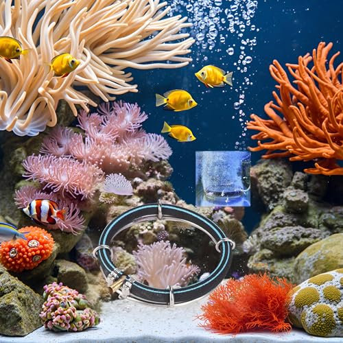 Pssopp Aquarium Round Air Bubble Diffuser, Fish Pond Oxygenation Bubbler Aquarium Aerator Bubble Stone Aquarium Air Stone Disc Fish Bubble Generator(Dia 25cm) - size: Dia 25cm