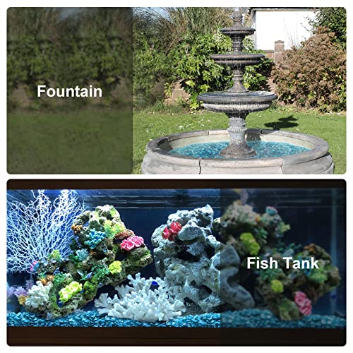 Stanbroil 10-Pound Fire Glass Beads - 1/2 inch Luster Fire Glass Drops for Fireplace Fire Pit | Gas Log Sets | Landscaping | Fish Tank, Caribbean Blue Luster - color: Caribbean Blue