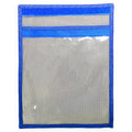 12" x 9" Fishing Lure Bag, 5 Pcs Blue Mesh Foldable Unrigged, for Saltwater & Freshwater Tackle Storage, Includes Single Pouch Vinyl Organizer, Ideal for Trolling Lures, Marlin & Offshore Fishing