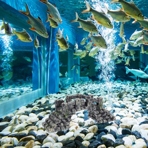 Beaupretty Mini Resin Arch Bridge Aquarium Decoration for Fish Tank Landscape, Tiny DIY Resin Bridge Model for Micro Scene and Turtle Basking Platform