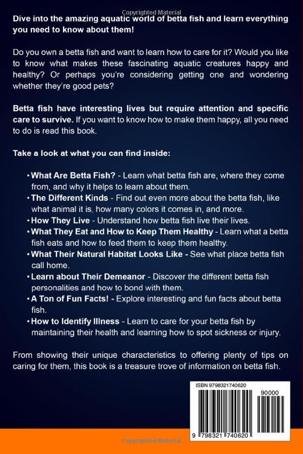 Betta Fish Facts for Kids: Explore the Fascinating World of Betta Fishes and Learn Everything You Need to Know about Them (Fun Learning with Animal Friends)